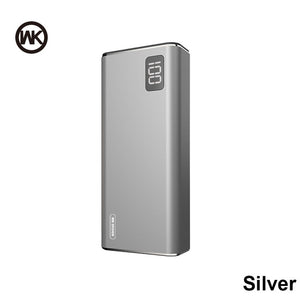 WK 3 Input 2USB Mini Power Bank 10000mAh Metal Portable Charger 10000 mAh Powerbank For iPhone Xiaomi External Battery Poverbank