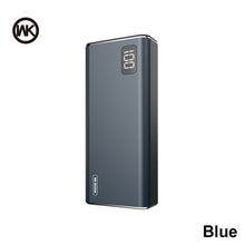 Load image into Gallery viewer, WK 3 Input 2USB Mini Power Bank 10000mAh Metal Portable Charger 10000 mAh Powerbank For iPhone Xiaomi External Battery Poverbank