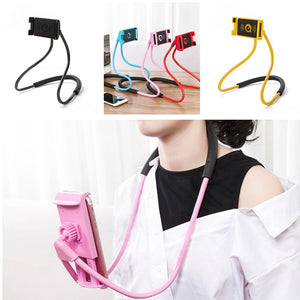 Lazy Hanging Neck Phone Holder Halter Mobile Stands Necklace Cellphone Support Bracket for Samsung Universal Holder for iPhone