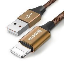 Load image into Gallery viewer, Baseus USB Cable For iPhone Xs Max Xr X 8 7 6 6s 5 5s iPad Fast Charging Charger Mobile Phone Cable For iPhone Wire Cord 3m 5m