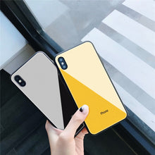 Load image into Gallery viewer, Luxury Tempered glass Phone cases for iphone X XS XR XSMAX Popular candy Back cover For iphone 7Plus 5 5S SE 6 6S 7 8 Plus