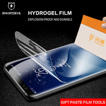 Load image into Gallery viewer, SmartDevil Hydrogel Screen Protector for Samsung Galaxy S10 9 Note 8 3D Full Cover HD Clear Tempered Glass for Camera Lens Film