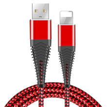 Load image into Gallery viewer, Coolreall USB Cable for iPhone Xs max Xr X 8 7 6 plus 6s 5 s plus iPad 2.4A Fast Charging Cable Cord Mobile Phone Usb Data Cable